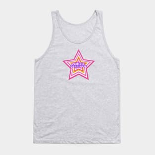 radiate happiness - retro y2k star Tank Top